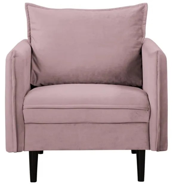 Levendula színű bársony fotel Juli – Ropez