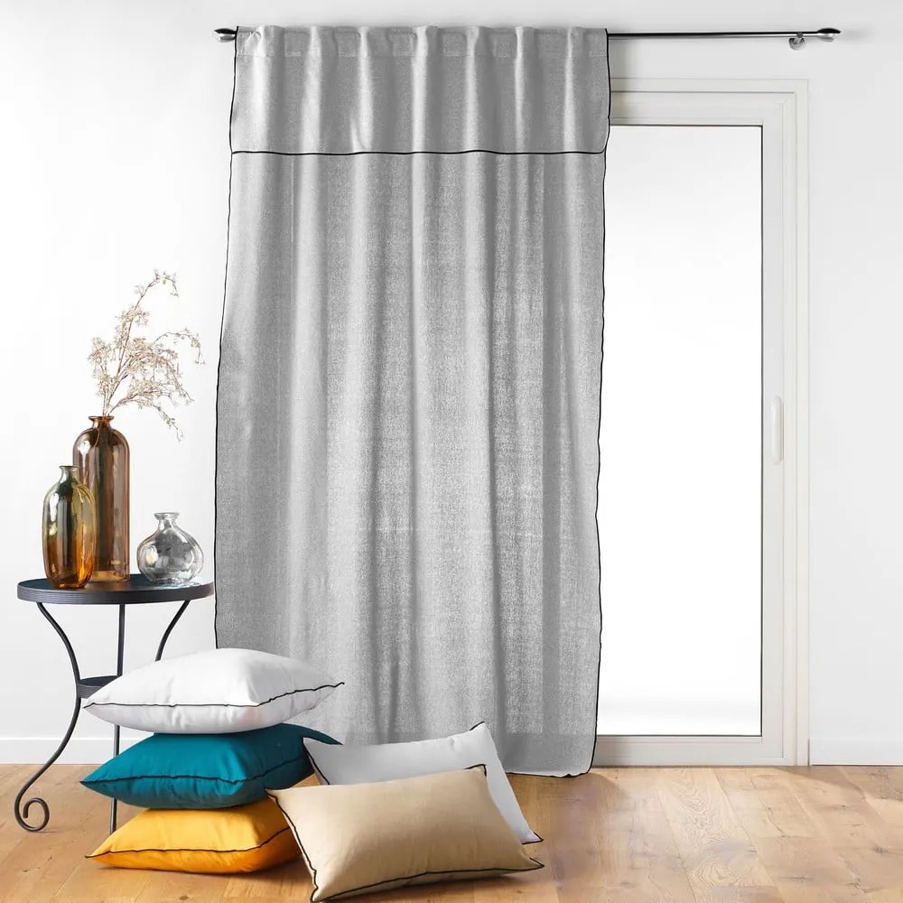 Világosszürke függöny 140x240 cm Mistraline – douceur d'intérieur