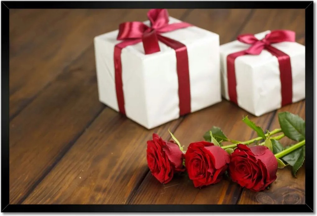 Poszterek keretben 60x40 Nőnap Ajándék Love