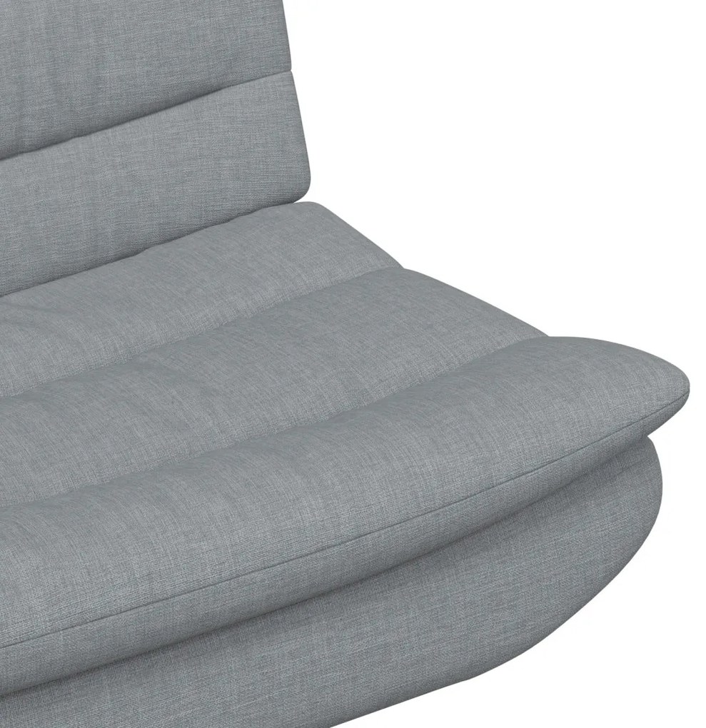 Forgószék Világosszürke Szövet Szabványos Ergonomikus