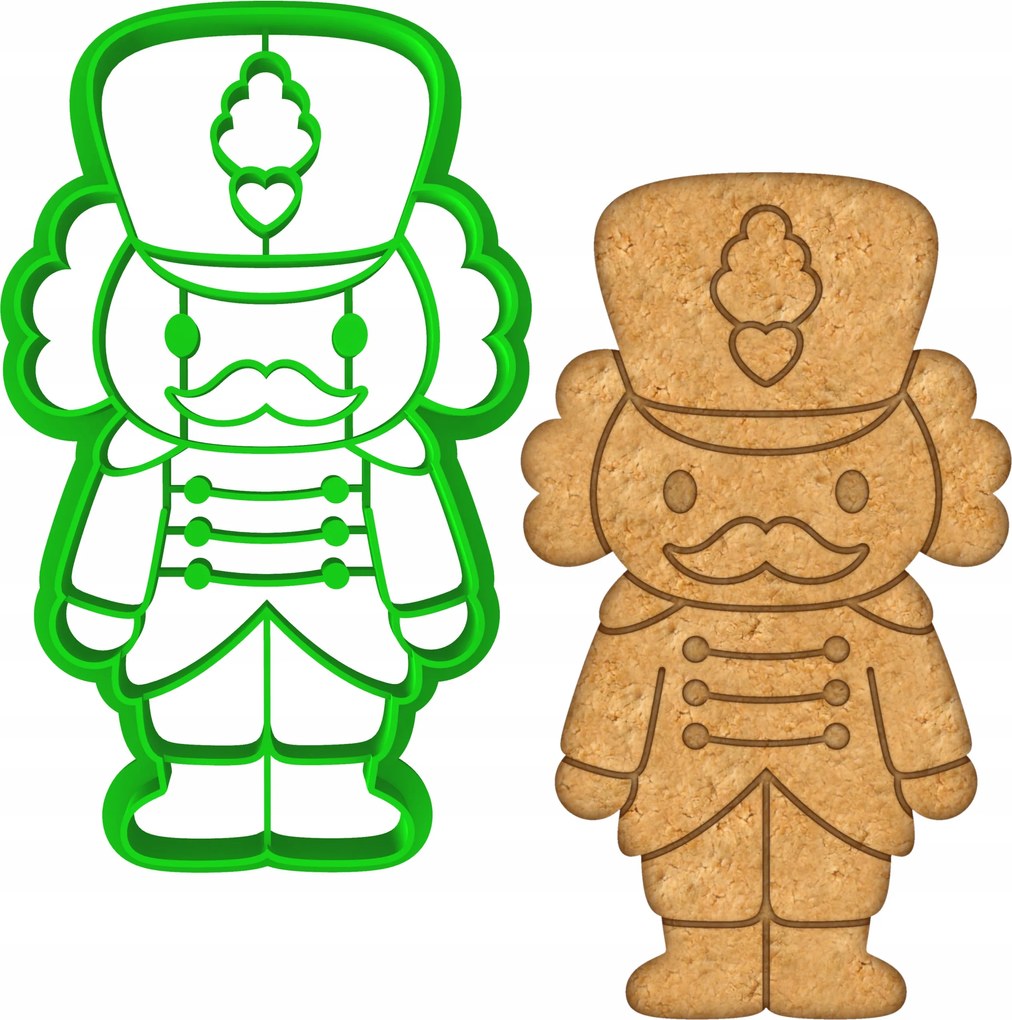 Karácsonyi Forma Karácsonyra Diótörő 10cm