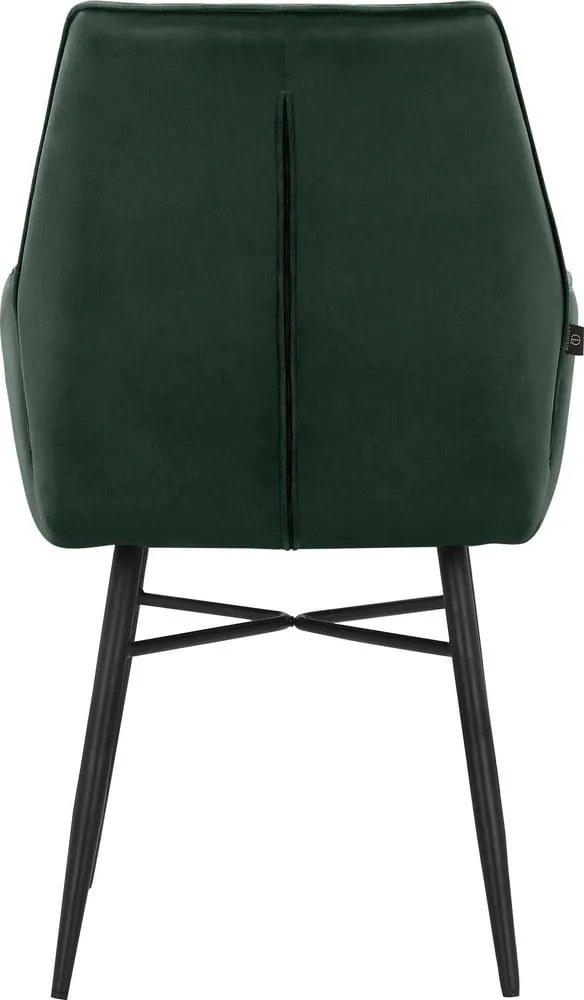 Zöld kárpitozott étkezőfotel szett 2 db-os Anzo – Støraa