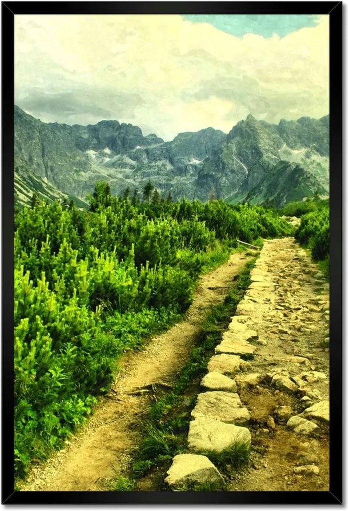 Poszterek keretben 40x60 Napsütéses nap a Tátrában