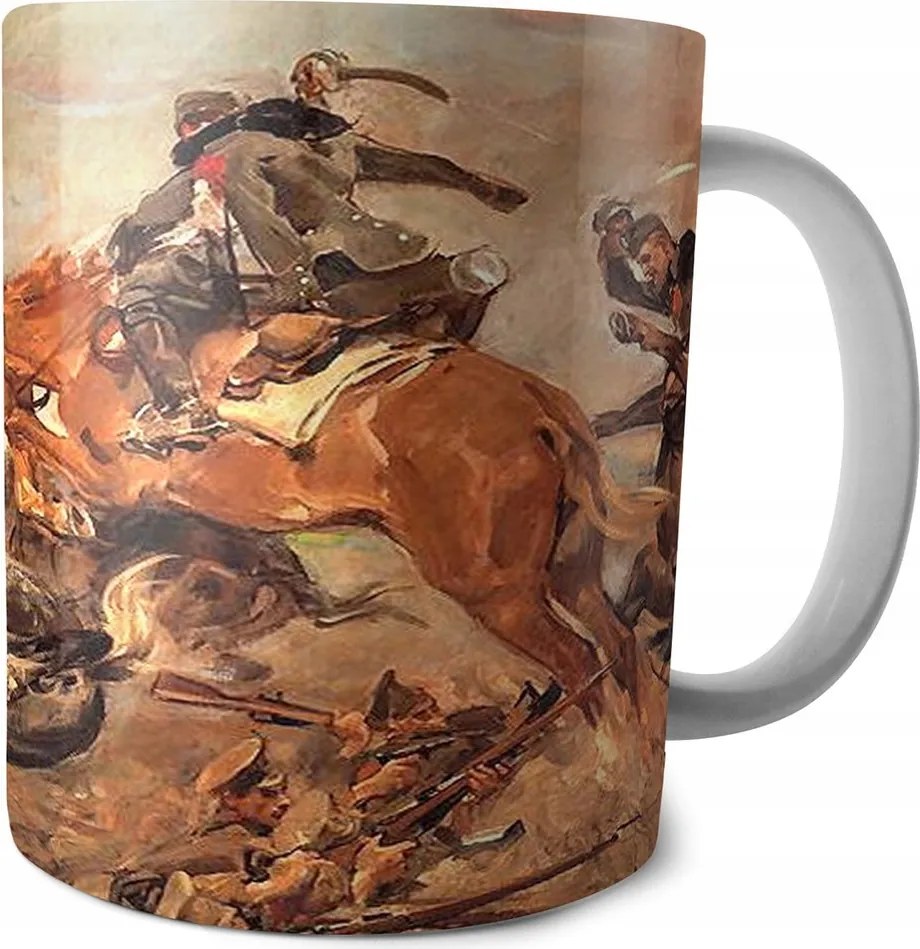 Bögre Támadás a Rokitna alatt Wojciech Kossak