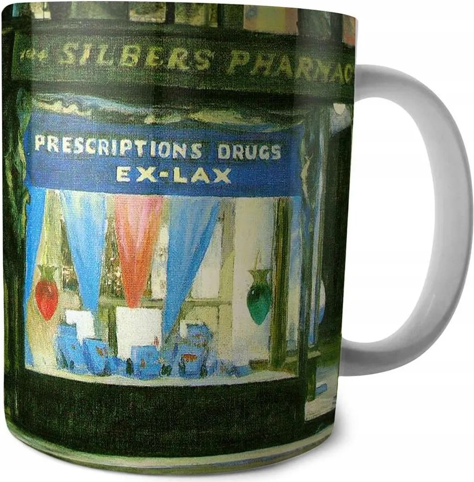 Edward Hopper Gyógyszertár bögre