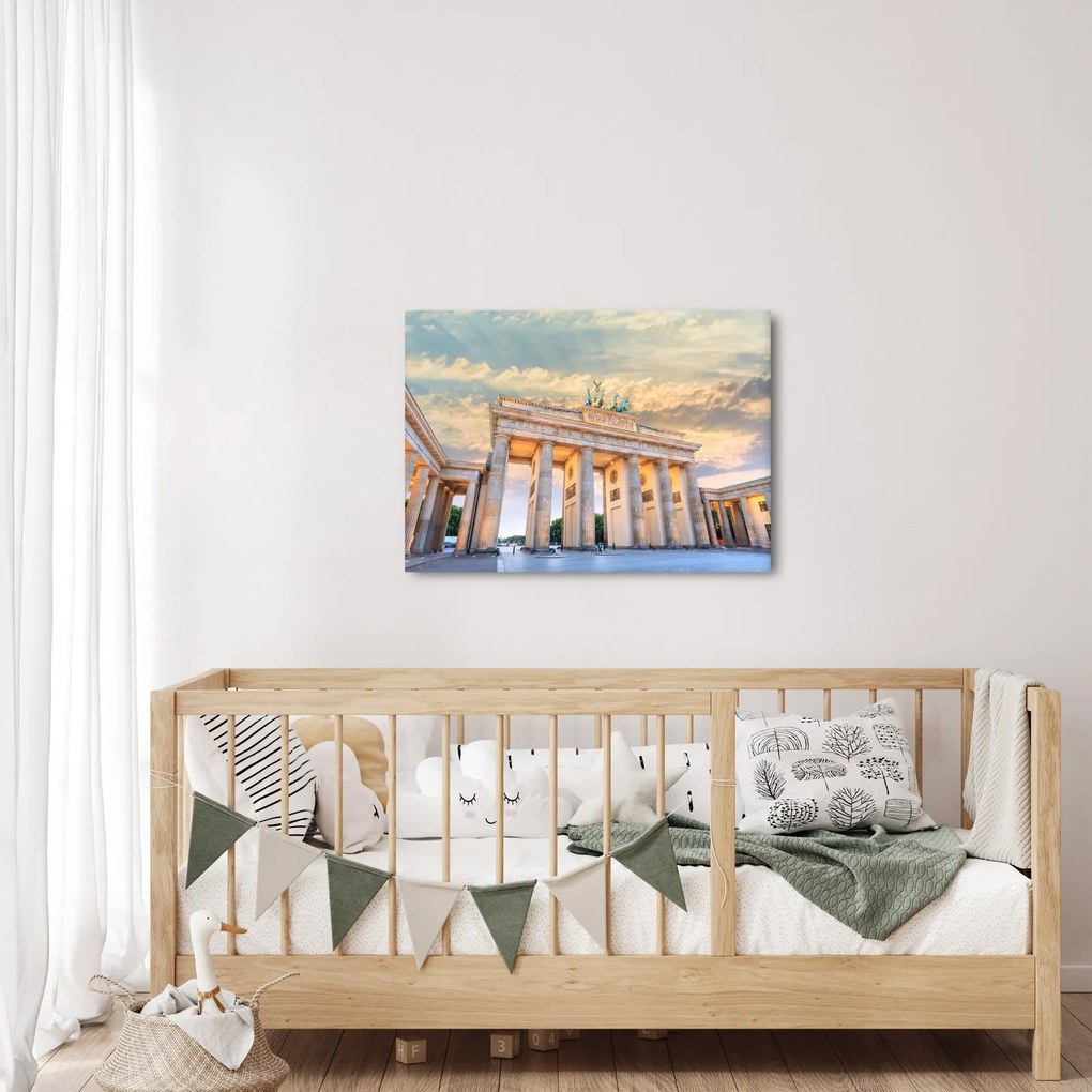 Kép - Brandenburgi kapu, Berlin, Németország (70x50 cm)