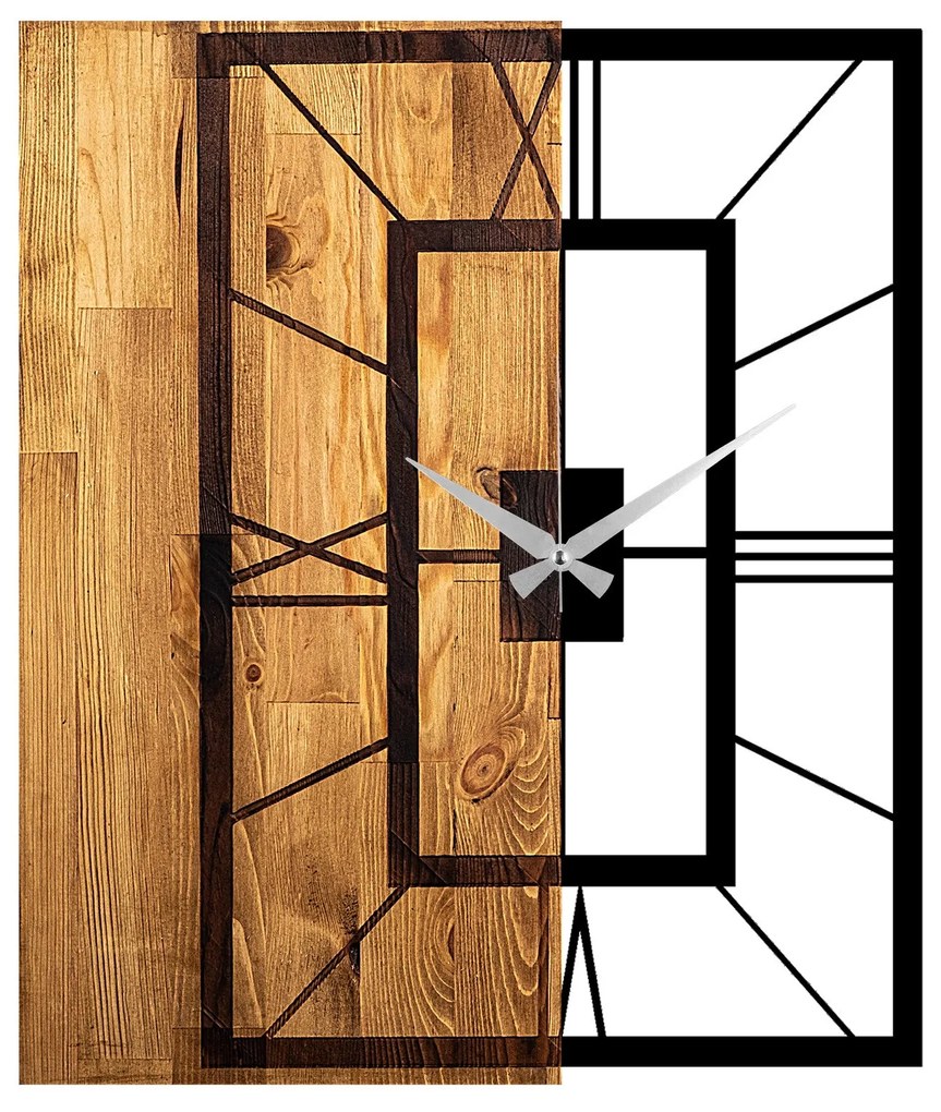Fali Dekoráció Decorative Wooden Wall Clock, Wooden Clock 37
