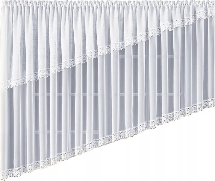 Aszimmetrikus Fátyolfüggöny Gipiura Kész 300X150