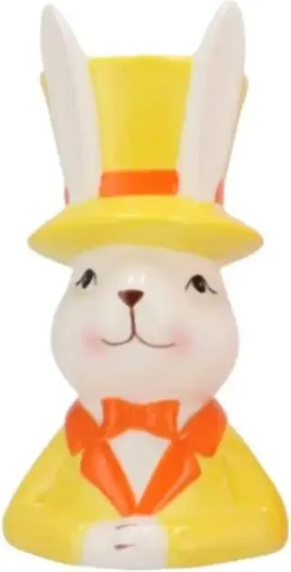 Húsvéti kerámia váza EASTER BUNNY 20 cm - több színben Termék színe: Narancssárga