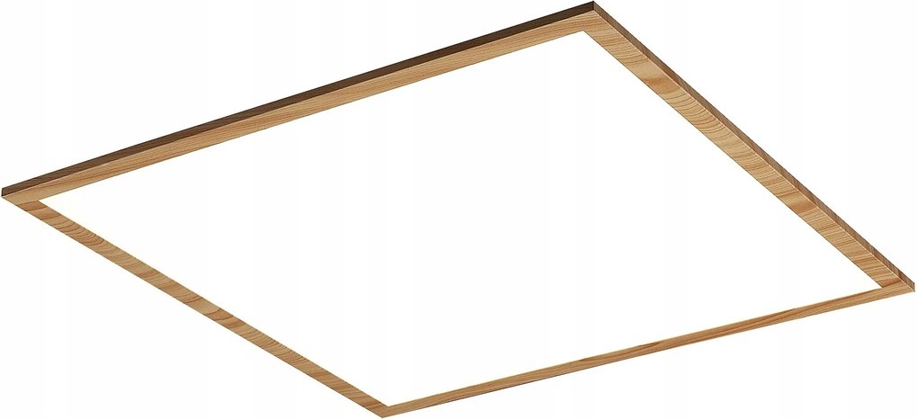 Mennyezeti lámpa Led plafon barna fehér szögletes 60 cm 4000K Rabalux