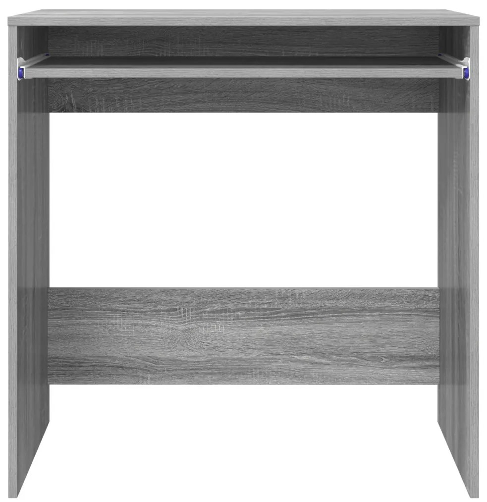 vidaXL Asztal fiókkal Szürke Sonoma 77,5 x 43 x 79 cm Faanyag