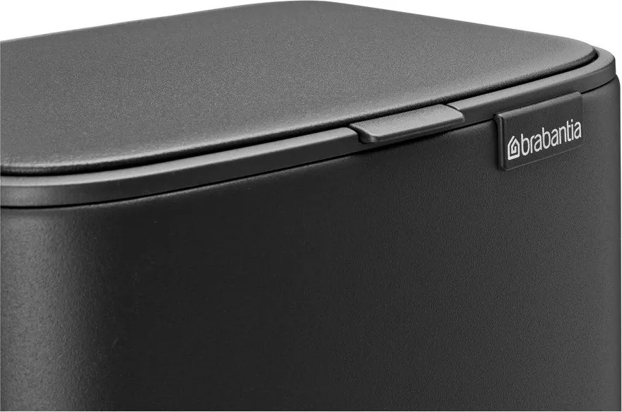 Sötétszürke acél pedálos szemetes 7 l Bo – Brabantia
