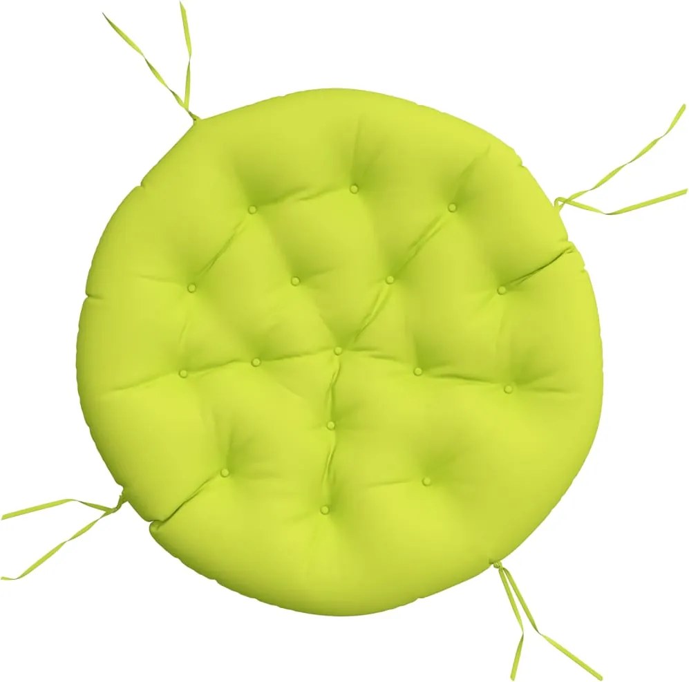 vidaXL világoszöld oxford-szövet kerek párna Ø 100 x 11 cm