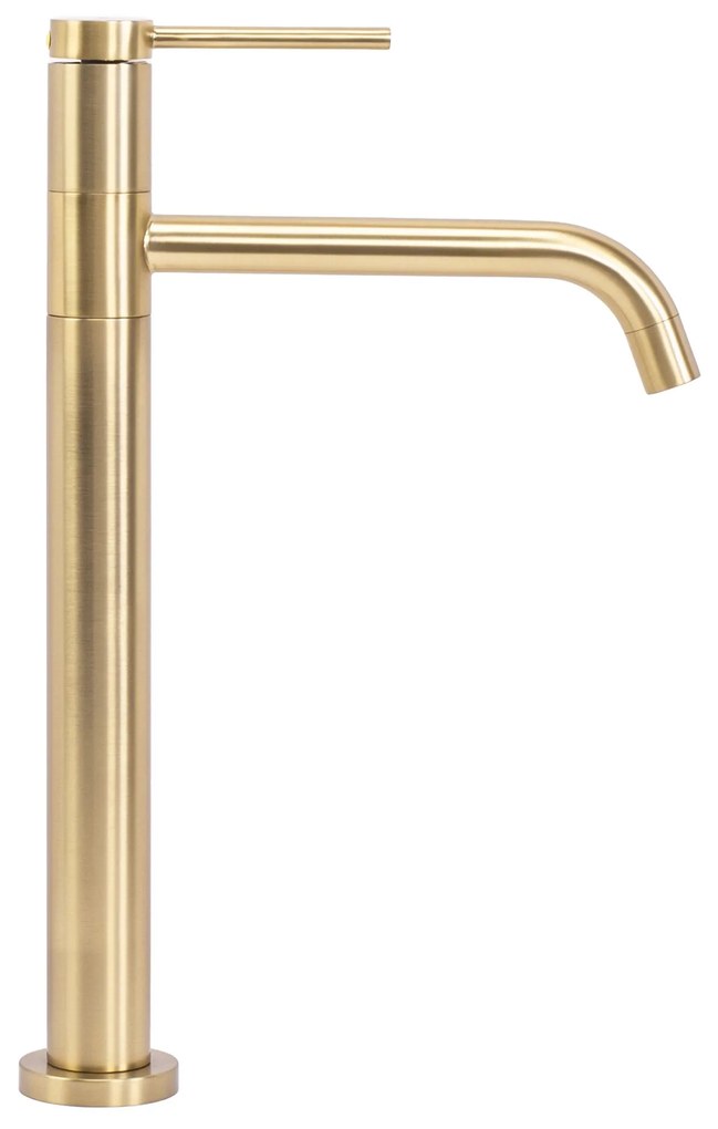 Fürdőszobai csaptelep Rea Lugano Slim Brush Gold High