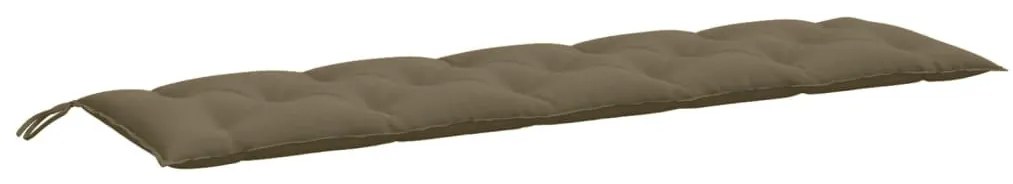 2 db melange tópszínű szövet kerti padpárna 180 x 50 x 7 cm