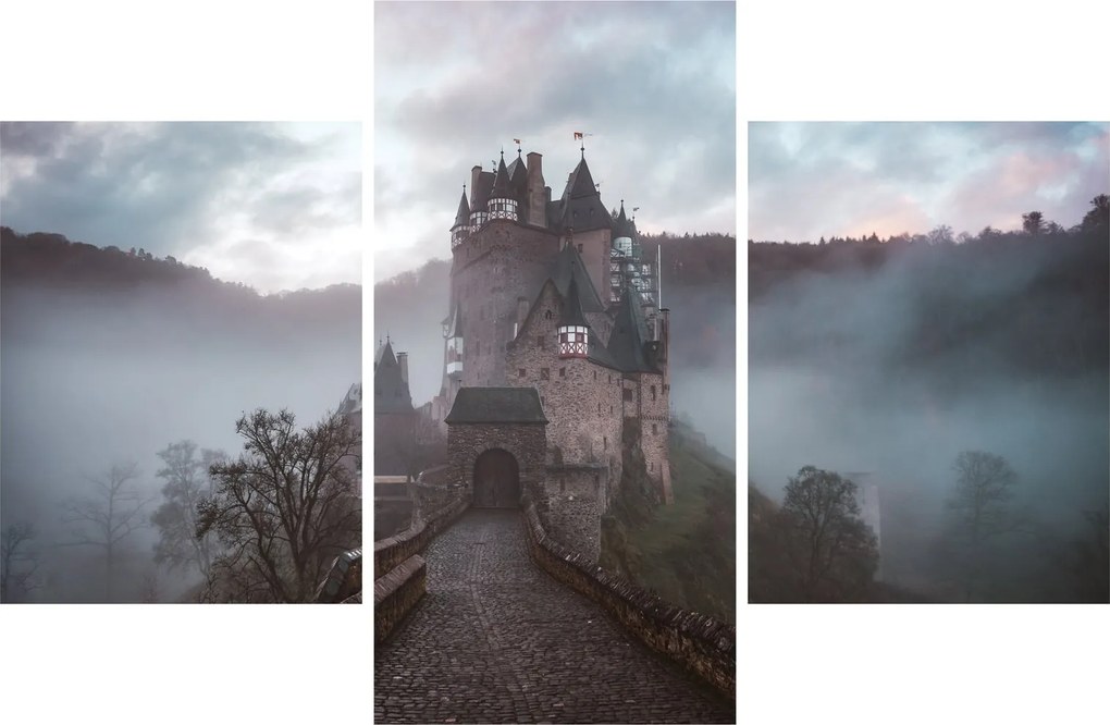 Kép - Eltz-kastély, Németország (90x60 cm)