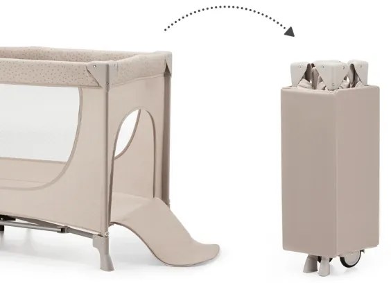 KINDERKRAFT - Utazó kiságy JOY 2 bézs