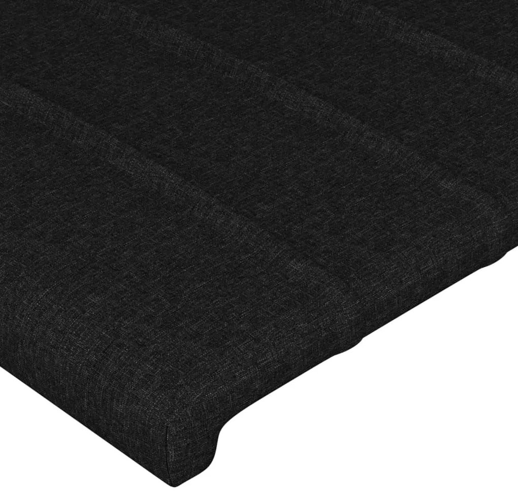 4 db fekete szövet fejtámla 72 x 5 x 78/88 cm