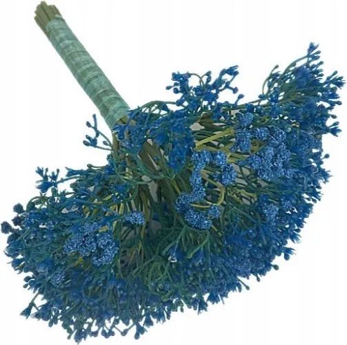 Gipsz csokor 28 cm kék