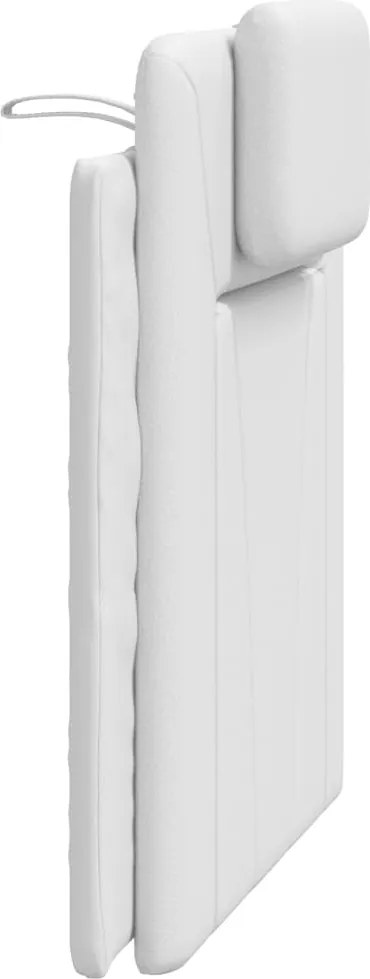 fehér műbőr fejtámla párna Viana 90 cm