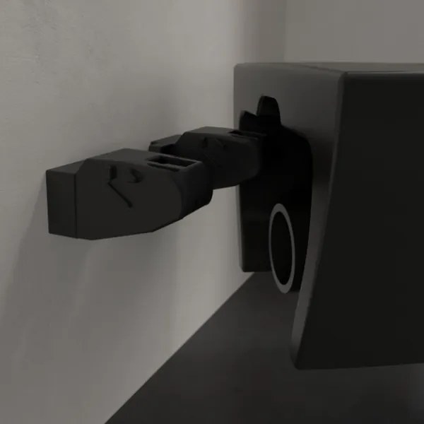 Villeroy & Boch 5614R0R7 - SUBWAY függesztett WC kerámia/fekete