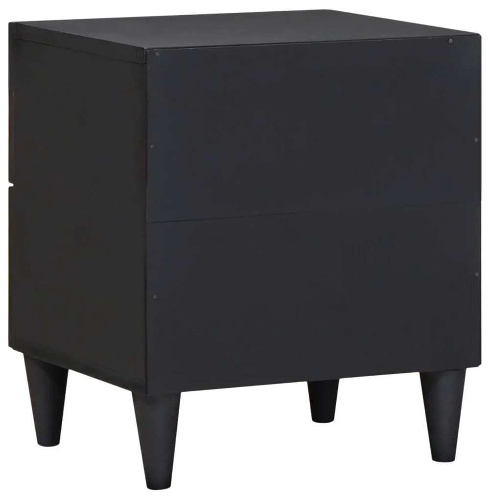 vidaXL Éjjeli asztal fiókkal Barna 40 x 33,5 x 46 cm Tömör Mangófát