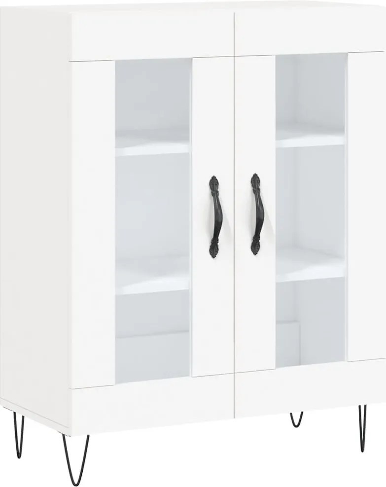 vidaXL fehér szerelt fa tálalószekrény 69,5 x 34 x 90 cm