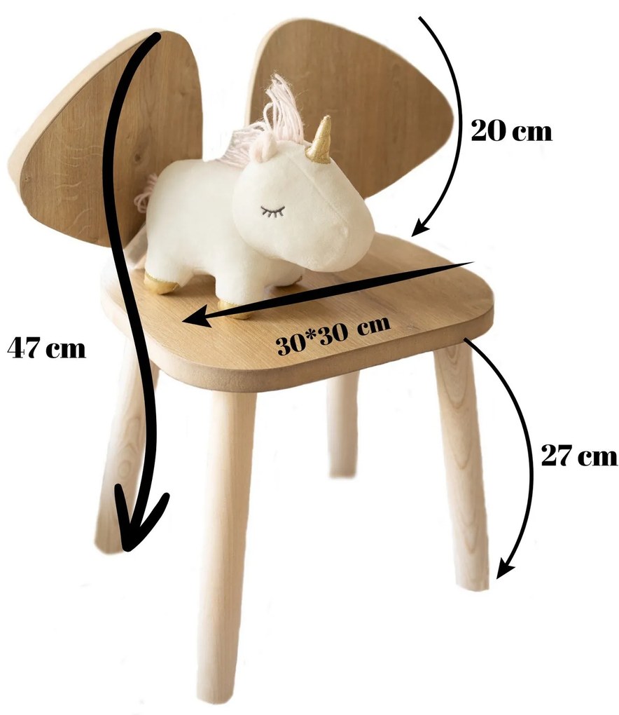 Gyerekszék Mickey Chair - Brown