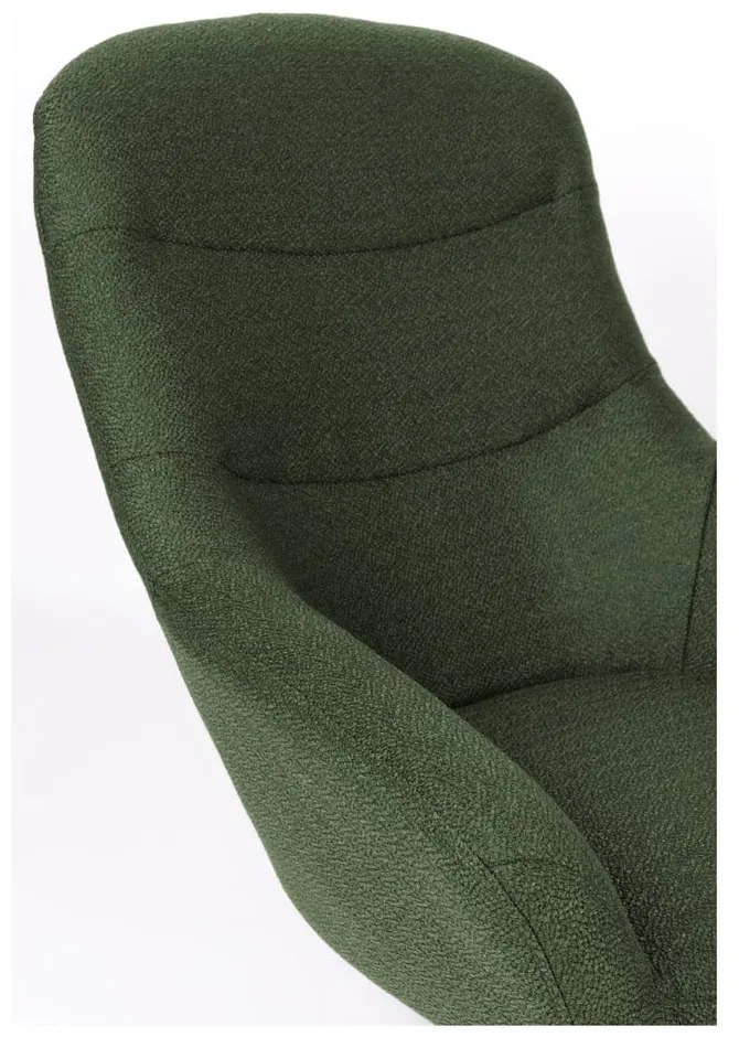 Sötétzöld fotel Yuki – White Label