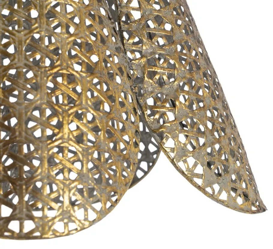 Aranyszínű függőlámpa fém búrával ø 24 cm – Ixia