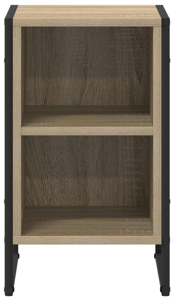 vidaXL Éjjeli asztal Sonoma 39.5 x 30 x 50 cm Faanyag