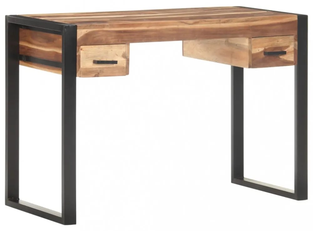 tömör fa íróasztal 110 x 50 x 76 cm