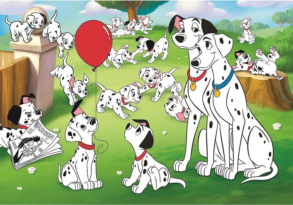 Disney 101 kiskutya Puppy Parade 24 db-os maxi puzzle Clementoni