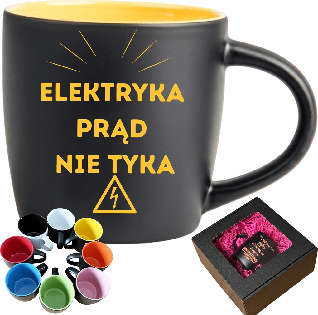 Villanyszerelő bögre gravírozott nyomattal, teás-kávés ajándék bögre