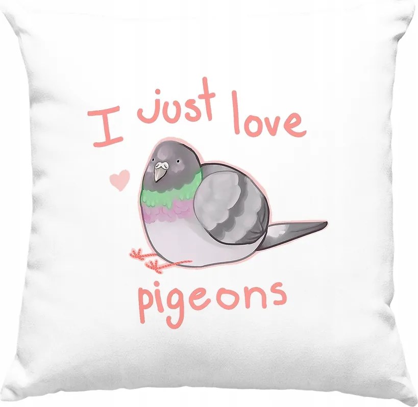 Galamb párna Vicces mém 3 Fehér