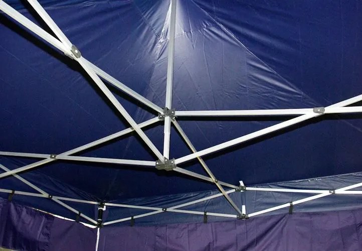 GARTHEN Kerti pavilon PROFI 3 x 3 m kék + 4 oldalfal