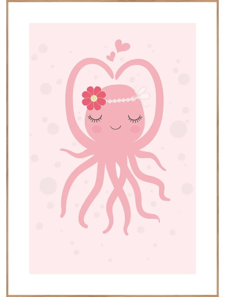 Gyerek kép 30x40 cm Oktopus – Malerifabrikken