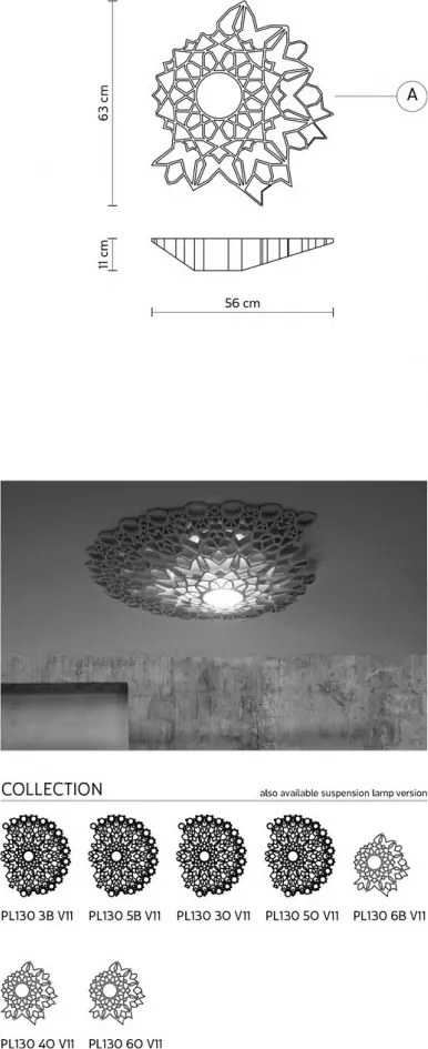 KARMAN PL1304BINT Glamour Mennyezeti Lámpa LED IP20