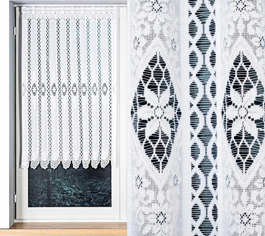 Jacquard függöny vitrázs függönyök, 107806 minta, méret 150x110m (kész)