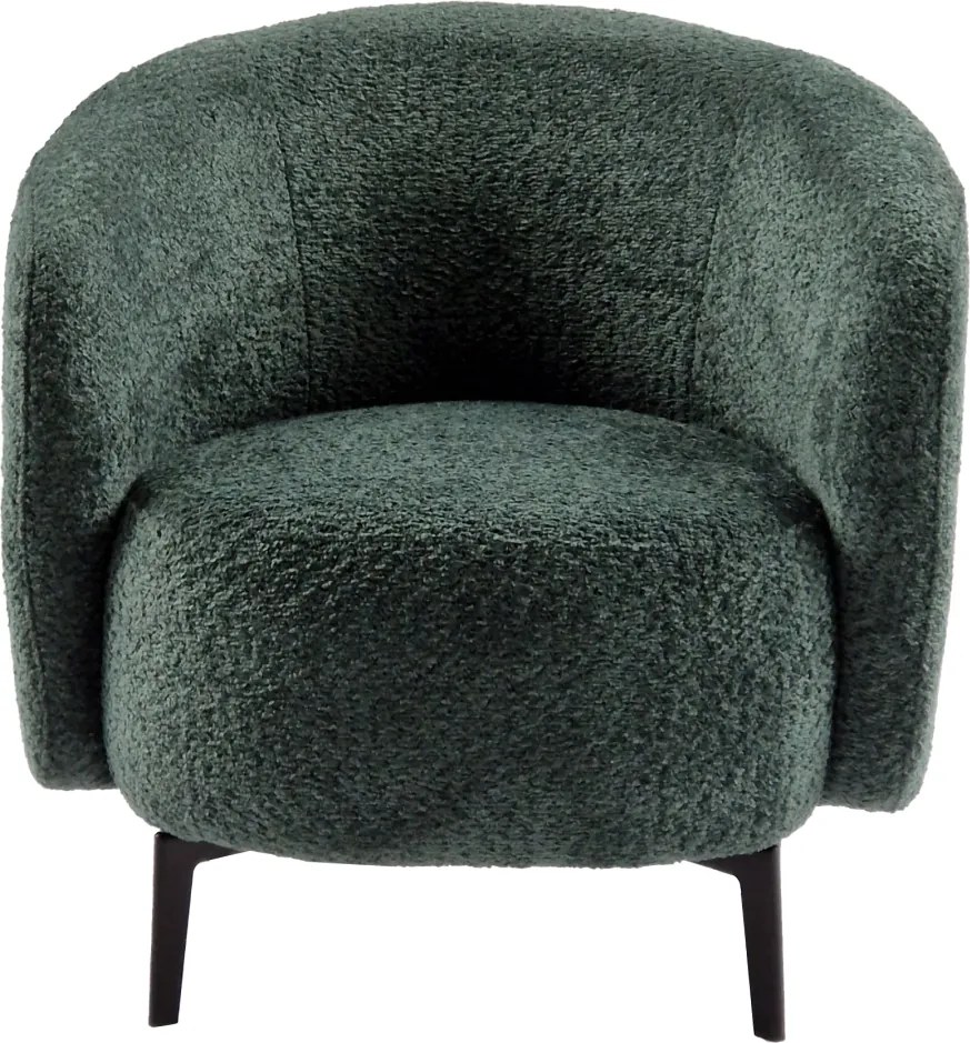 Fotel, zöld/fekete, PRESO