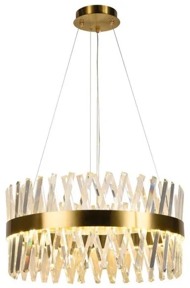 LED állítható fényerőjű lámpa kábelre LED/80W/230V 3000-6500K arany + DO