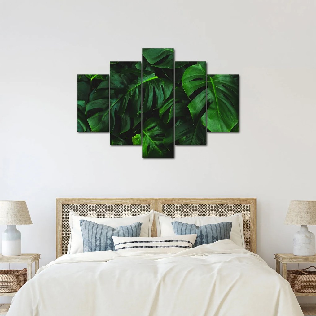 Monstery levelek képe (150x105 cm)