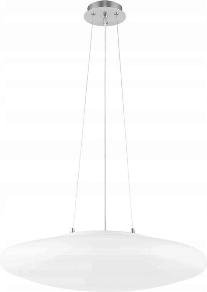 Nova Luce függeszték Pressione opálüveg szatén fém talp