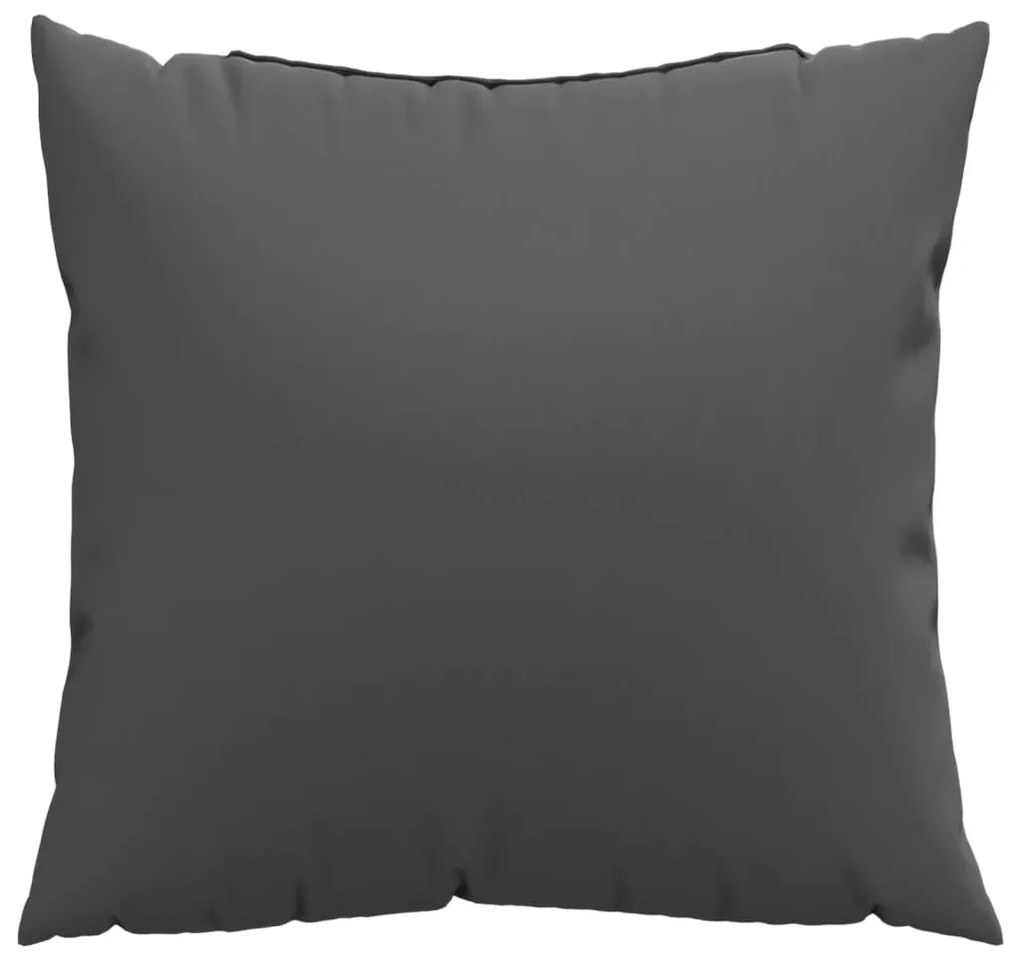 4 db antracitszürke szövet kanapépárna 40 x 40 cm