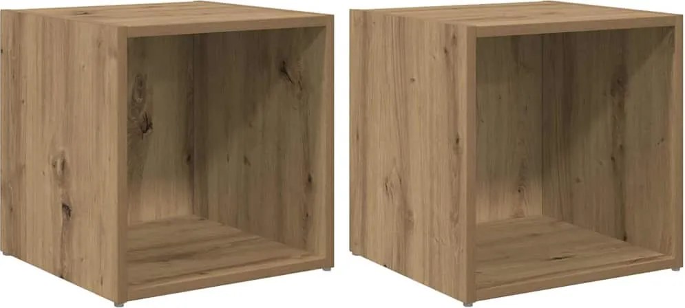 vidaXL TV szekrény garnitúra 2 pcs Artisan tölgy 37 x 35 x 37,5 cm