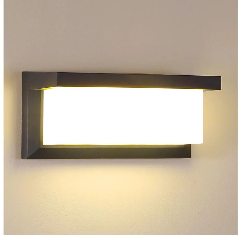 Brilagi - LED Kültéri fali lámpa BRICKY LED/12W/230V antracit IP54 BRI075