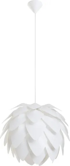 RENDL ENCOMBRE závěsná bílé PVC 230V LED E27 15W