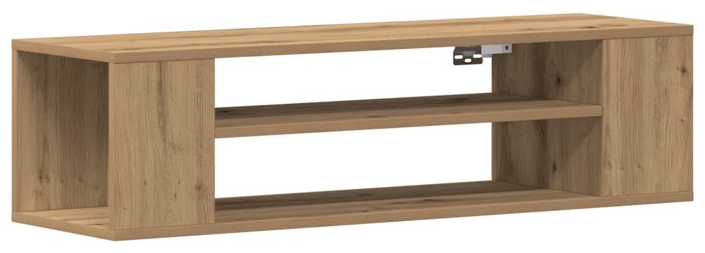 Fali TV Szekrény Artisan Tölgy 100x30x26,5 cm Nincs fa