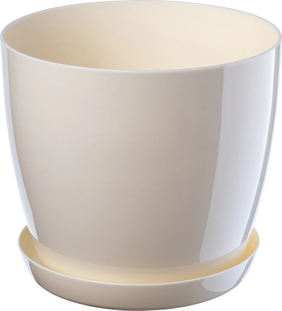 Virágtartó Fedő Krémszínű Állvány 16cm