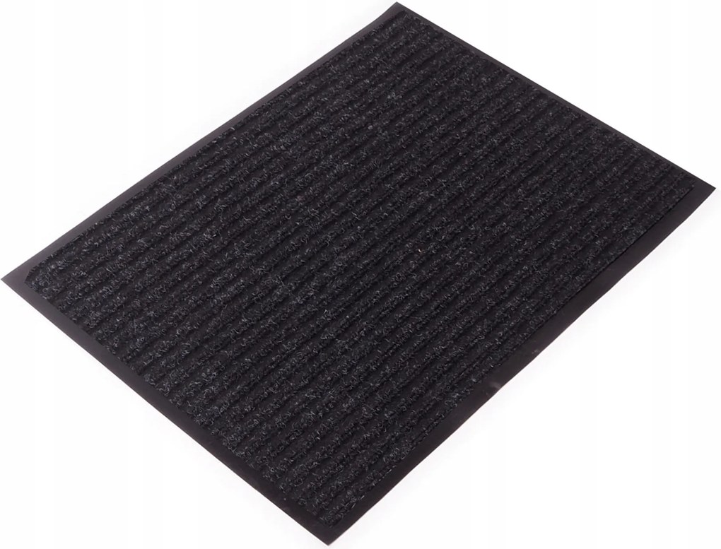 Linder Exclusiv Lábtörlő 80x180 cm Fekete